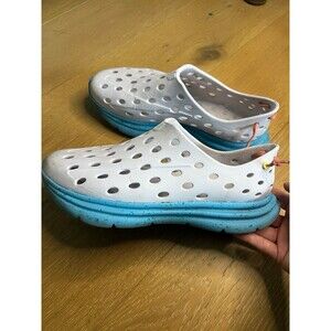 White and Blue Men's Sneakers